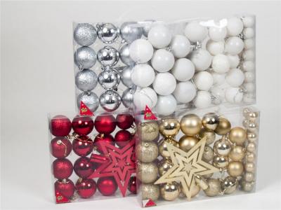 Set topa dekorative Krishlindjesh, 48 cope, 4 dizajne