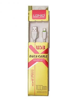 Cable Ldnio Micro Usb, 1m, White