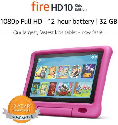 Tablet Amazon Fire HD 10.1” 32GB B07KD718K4 Kids Edition Pink