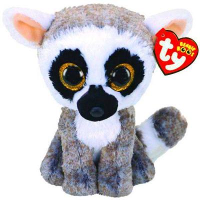 Plush Ty Beanie Boos Linus Lemur 15cm