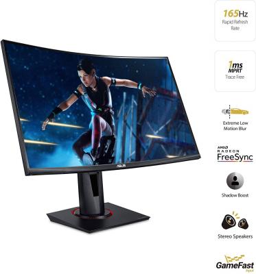 Monitor ASUS TUF Gaming VG27VQ - LED monitor - curved - Full HD (1080p) - 27