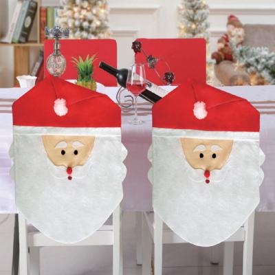Dekoruese krishtlindje mbulese per karrige me detaje santa 