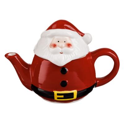 Çajnik qeramike e Krishtlindjeve Santa Claus me Kapak 420ml