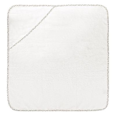 Peshqir banjo pambuku e bardhë me yje 75x75cm