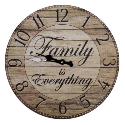 Orë Muri MDF "Family is Everything" 34cm