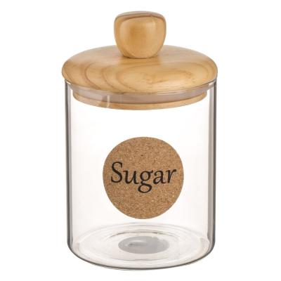 Kavanoz qelqi me kapak druri "Sugar" 700ml
