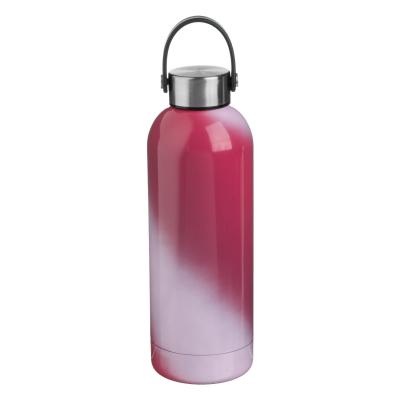 Termus izotermik çelik inox me ngjyrë pink dhe dorezë 500ml