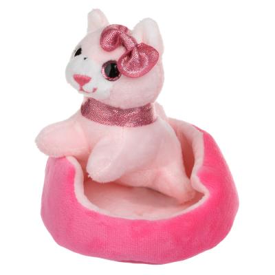 Mini kotele pellushi në shtëpi pink 6x14x10cm