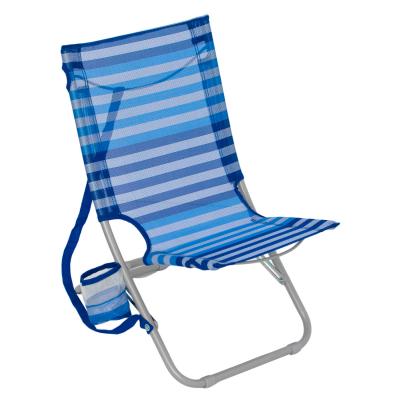 Karrige plazhi metalike blu me vija – 49x43x61 cm