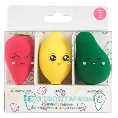 Set me 3 sponge make upi ne forme frutash
