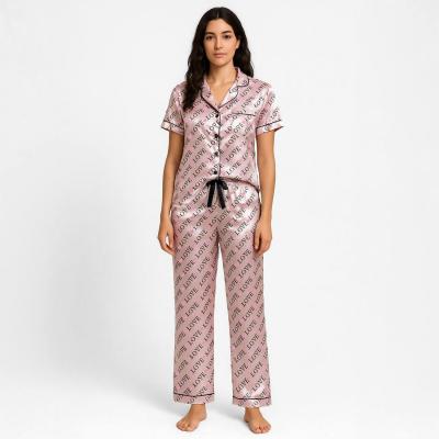 Pizhama saten dimërore për femra