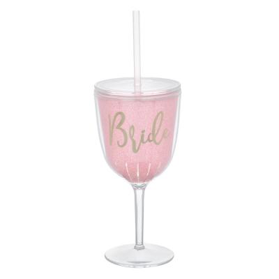 Gote vere me pipe bride ngjyre roze dhe gold 400ml