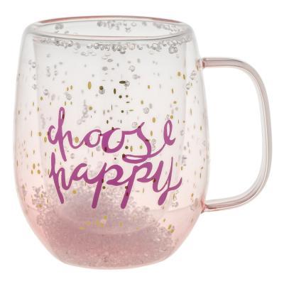 Filxhan qelqi transparent choose happy 12x8cm