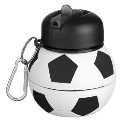 Shishe uji silikoni në formë topi futbolli 550ml